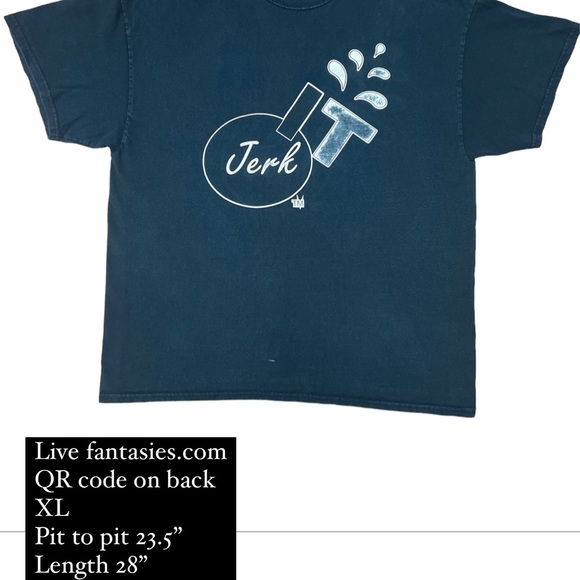 Vintage Live fantasies jerk it tee - Picture 3 of 3